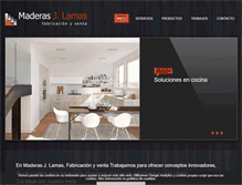 Tablet Screenshot of maderaslamas.com